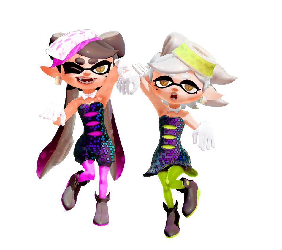 callie and marie splatoon coloring pages - photo #24
