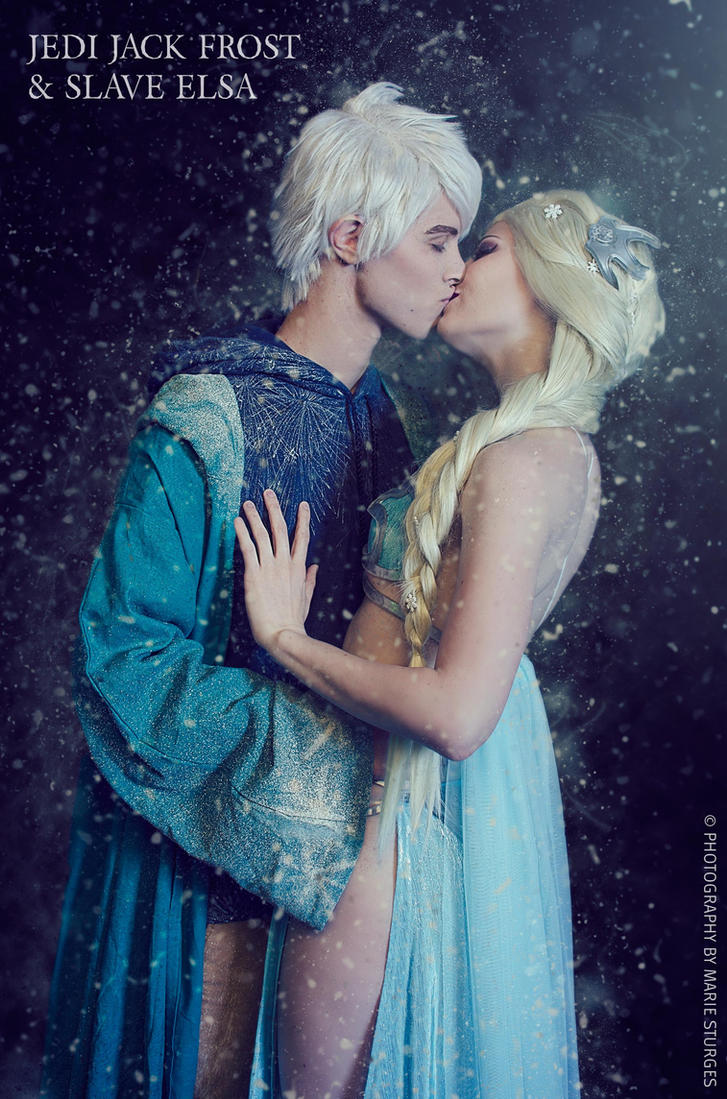Jack frost and elsa cosplay
