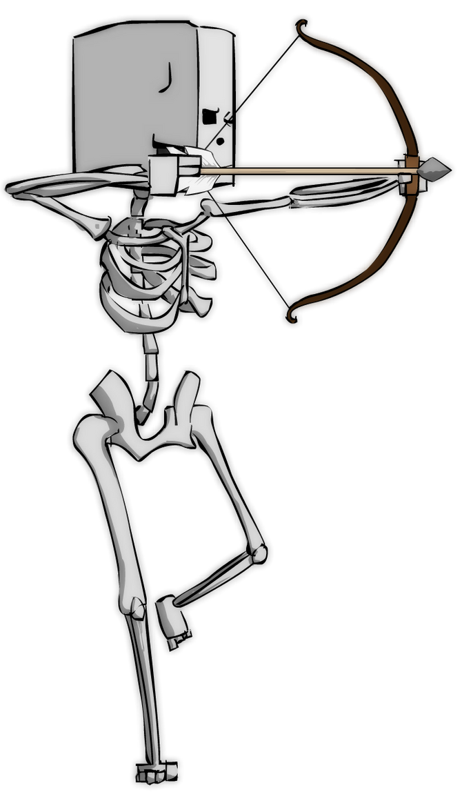 minecraft skeleton clipart - photo #9