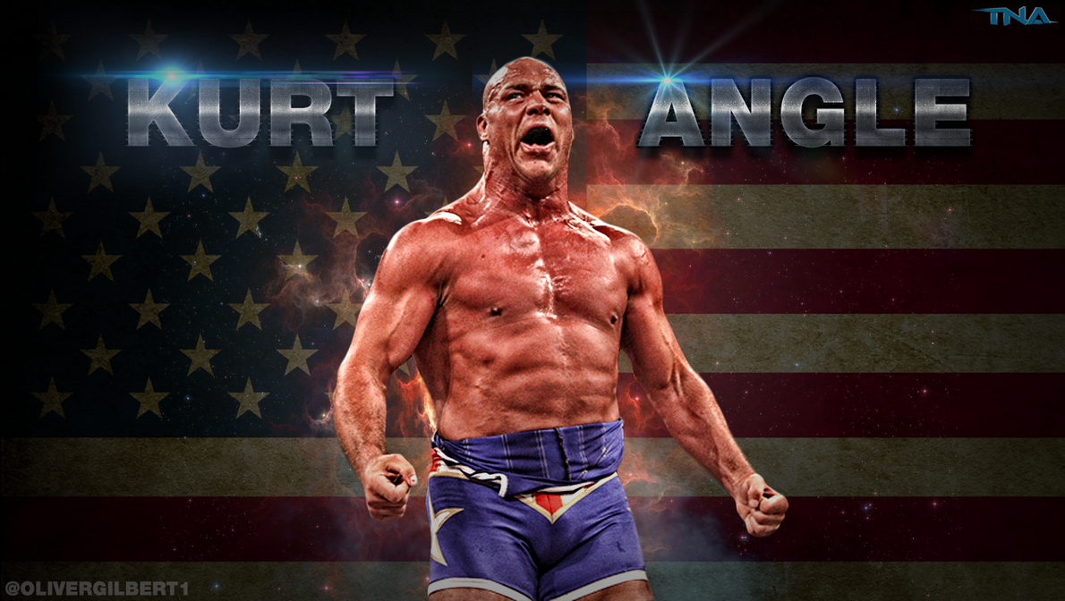 Kurt Angle TNA Impact Wrestling Wallpaper by Hecziaa