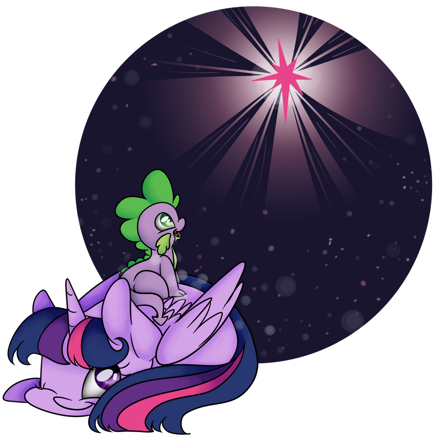 [Obrázek: twilight_and_spike_by_cutepencilcase-dac8drz.png]