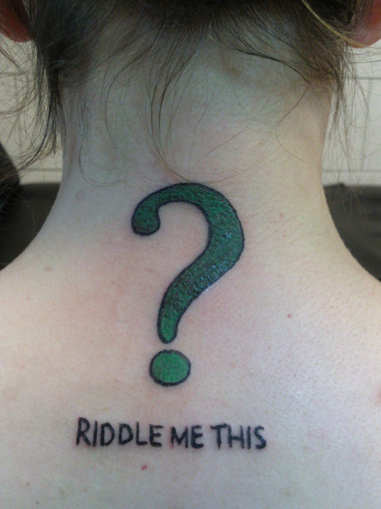 . RIDDLE ME THIS . by noname6032 on DeviantArt