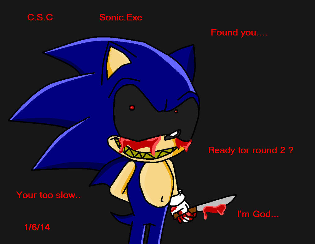 Sonic.Exe by ClassicSonicChick on DeviantArt