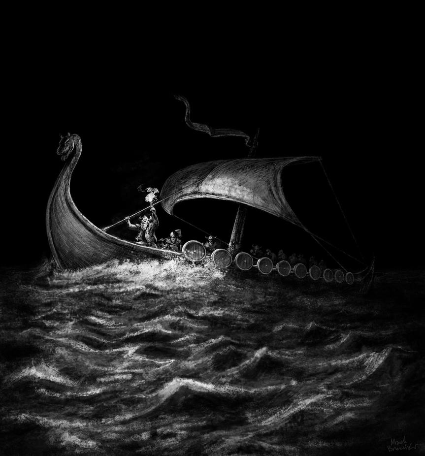 viking ship (commission) by dEAd-MiMe on DeviantArt